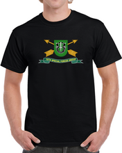 Load image into Gallery viewer, Army - 10th Special Forces Group - Flash W Br - Ribbon X 300 T Shirt
