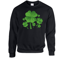 Load image into Gallery viewer, St. Patrick&#39;s Day - Four Leaf Clovers Crewneck Sweatshirt
