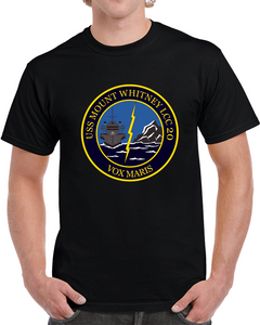 Navy - Uss Mount Whitney (lcc20) - Vox Maris Wo Txt X 300 T Shirt