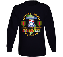 Load image into Gallery viewer, Army - Vietnam Combat Infantry Veteran W 2nd Bn 18th Inf 1st Inf Div Ssi Long Sleeve T Shirt
