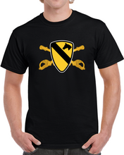 Load image into Gallery viewer, Army - 1st Cavalry Division - Ssi  W Br X 300 T Shirt
