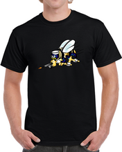 Load image into Gallery viewer, Navy - Seabee - Bee Only  - No Shadow X 300 T Shirt
