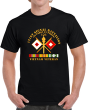 Load image into Gallery viewer, Army - 121st  Signal Bn W  Br - Vietnam Veteran W Bn Num X 300 T Shirt
