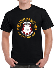 Load image into Gallery viewer, Army  - 563rd Engineer Battalion - Dui - Per Ductum Efficientia - Superstars X 300 T Shirt
