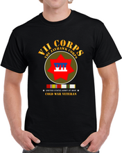 Load image into Gallery viewer, Army -  Vii Corps - The Jayhawk Corps - Ssi W Cold War Svc X 300 T Shirt
