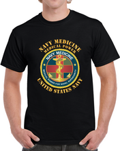 Load image into Gallery viewer, Navy Medicine - Medical Power For Naval Superiority X 300 T Shirt
