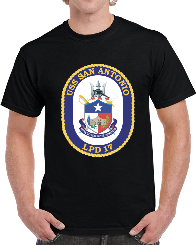 Navy - Uss San Antonio (lpd-17) Wo Txt X 300 T Shirt