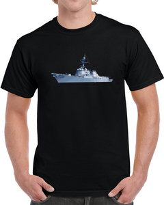 Navy - Destroyer - Uss John S Mccain -  Ship Only Wo Txt T Shirt