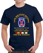 Load image into Gallery viewer, Army - 10th Mountain Division - Climb To Glory - Reforger 90, Centurion Shield  - Cold X 300 T Shirt
