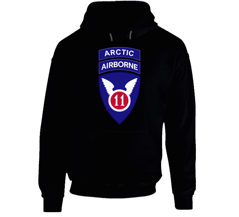 11th Airborne Division W Arctic Tab Wo Txt X 300 Hoodie