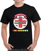 Load image into Gallery viewer, Army - 57th Medical Co - Original Dustoff - Vietnam W Pilot Wings W Vn Svc X 300 T Shirt
