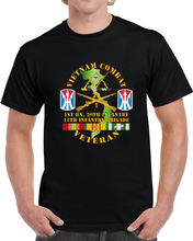 Load image into Gallery viewer, Army - Vietnam Combat Veteran W 1st Bn 20th Inf - 11th Inf Bde Ssi T Shirt
