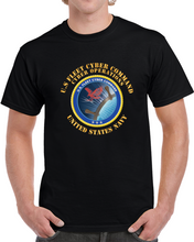 Load image into Gallery viewer, Navy - U.s Fleet Cyber Command X 300 T Shirt
