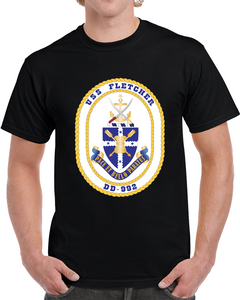 Navy - Uss Fletcher (dd 992) Wo Txt X 300 T Shirt