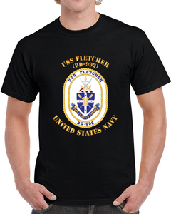 Navy - Uss Fletcher (dd 992) X 300 T Shirt