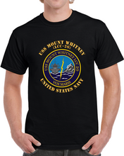 Load image into Gallery viewer, Navy - Uss Mount Whitney (lcc-20) X 300 T Shirt
