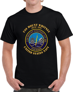 Navy - Uss Mount Whitney (lcc-20) X 300 T Shirt