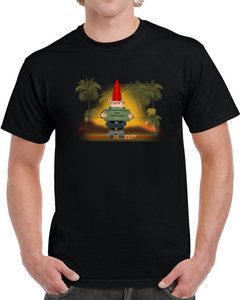 Vietnam Gnome W Claymore - Grenade W Fire W Jungle X 300 T Shirt