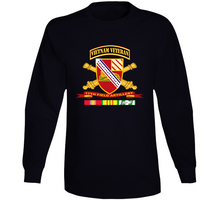 Load image into Gallery viewer, Army - 17th Field Artillery W Br - Ribbon Vn Svc Vet Tab Long Sleeve T Shirt
