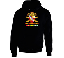 Load image into Gallery viewer, Army - 17th Field Artillery W Br - Ribbon Vn Svc Vet Tab Hoodie
