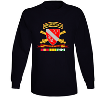 Load image into Gallery viewer, Army - 7th Field Artillery W Br - Ribbon Vn Svc Vet Tab Long Sleeve T Shirt

