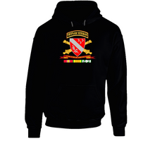 Load image into Gallery viewer, Army - 7th Field Artillery W Br - Ribbon Vn Svc Vet Tab Hoodie
