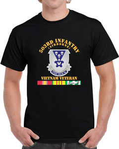 Army - 503rd Infantry - Vietnam Veteran X 300 Classic T Shirt