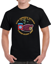 Load image into Gallery viewer, Army - 82nd Airborne Div - Beret - Mass Tac - Maroon  - 1 - 504th Infantry Wo Ds X 300 T Shirt
