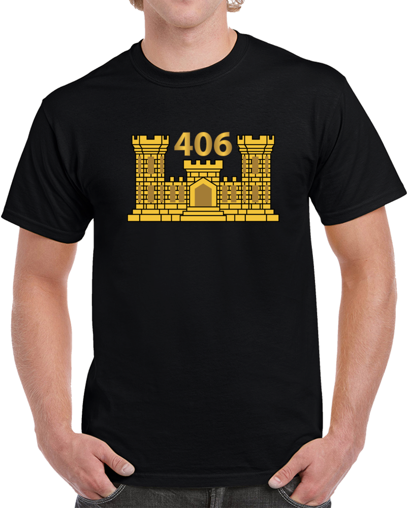 Army - 406th Engineer Battalion - Eng Branch X 300 Classic T Shirt
