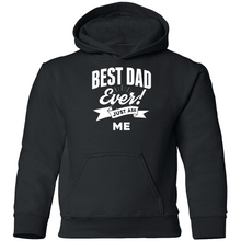 Load image into Gallery viewer, Best Dad Ever - Just Ask Me Youth Hoodie
