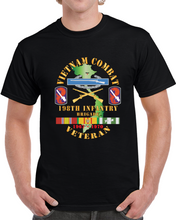 Load image into Gallery viewer, Army - Vietnam Combat Infantry Veteran W 198th Inf Bde Ssi - 1967 - 1970 X 300 T Shirt
