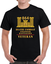 Load image into Gallery viewer, Army - 864th Engineer Battalion - Eng Branch - Veteran X 300 T Shirt
