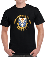 Load image into Gallery viewer, Army  - 517th Parachute Infantry Regiment - Wwii W Dui X 300 T Shirt
