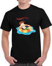 Load image into Gallery viewer, Boy In Water Tub Floating - Summer Fun For Everyonex 300 T Shirt
