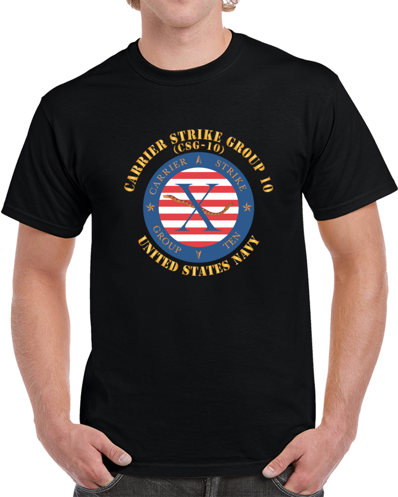 Navy - Carrier Strike Group 10 (csg-10) X 300 T Shirt