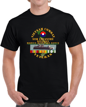 Load image into Gallery viewer, Army - Vietnam Combat Vet W 9th Inf Div - Mobile Riverine Force W Vn Svc T Shirt

