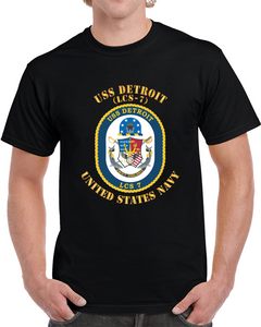 Navy - Uss Detroit (lcs-7) X 300 T Shirt