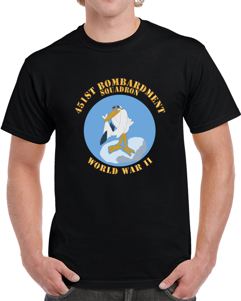 Aac - 451st Bomb Squadron - Wwii X 300 T Shirt