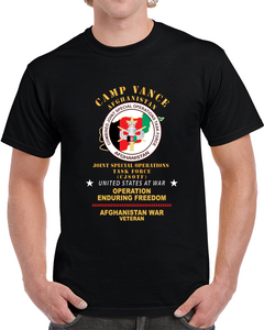 Sof - Camp Vance - Afghanistan - Combined Joint Special Operations Task Force - Oef - Afghanistan X 300 T Shirt