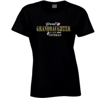 Load image into Gallery viewer, Proud Granddaughter X 300 Ladies T Shirt
