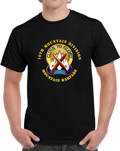 Army - 10th Mountain Division - Dui T Shirt