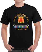Load image into Gallery viewer, Dui - 333rd Field Artillery Battalion - Dui - Us Army At War - Eur Svc Wwii  X 300 T Shirt
