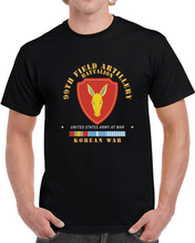 Load image into Gallery viewer, Army  - 99th Field Artillery Battalion - Korean War W Kor Svc X 300 T Shirt
