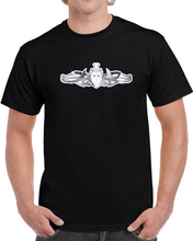 Load image into Gallery viewer, Navy - Surface Warfare Badge - Silver Wo Txt X 300 T Shirt
