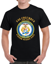 Load image into Gallery viewer, Navy - Uss Columbus Ssn 762 W Txt X 300 T Shirt
