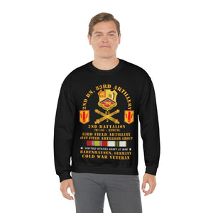 Unisex Heavy Blend Crewneck Sweatshirt - Army - 2nd Bn 83rd Artillery - 41st FA Gp - Babenhausen Germany w COLD SVC