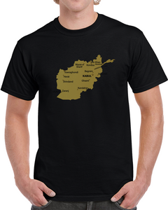 Afghan - Afghanistan Map Classic T Shirt