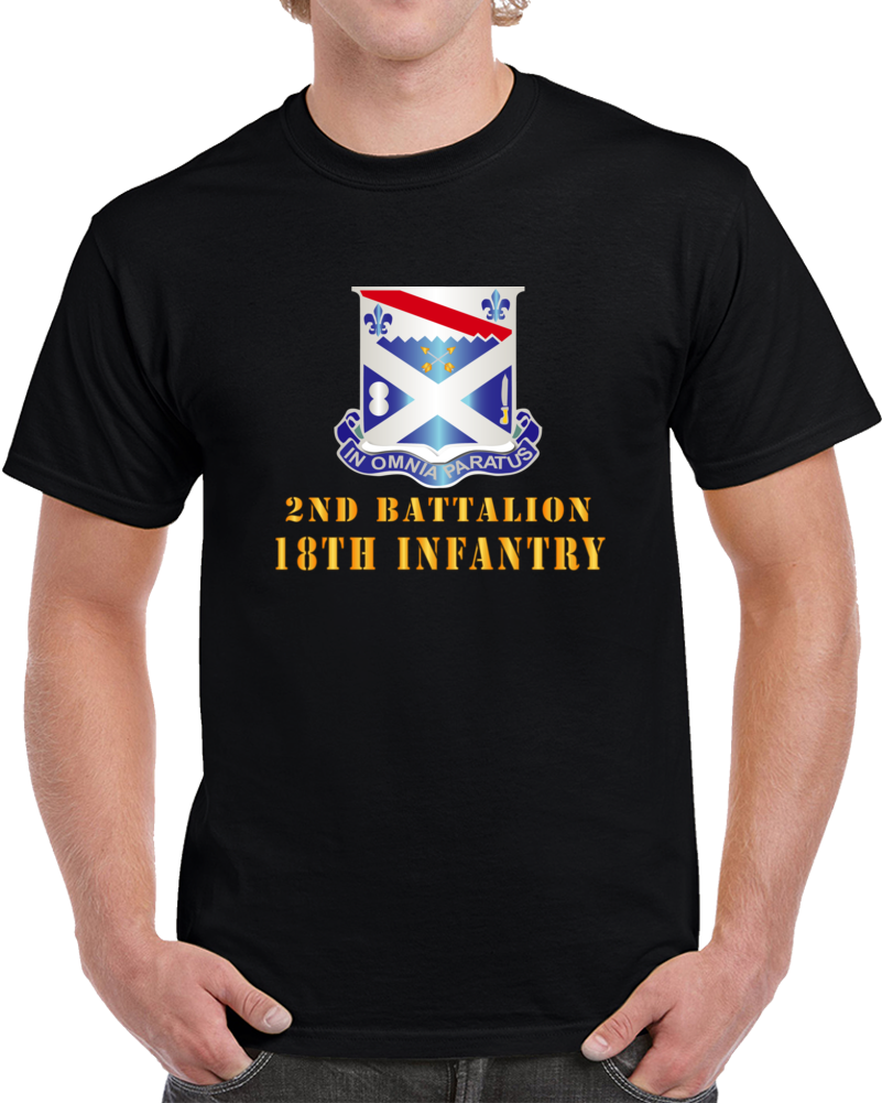 Army - 2nd Bn 18th Inf W Dui Classic T Shirt