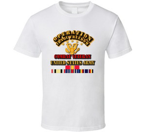 Army - IRAQI FREEDOM Veteran - Combat Veteran T Shirt