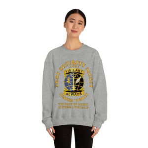 Unisex Heavy Blend Crewneck Sweatshirt - Army Security Agency - DUI - Always Vigilante